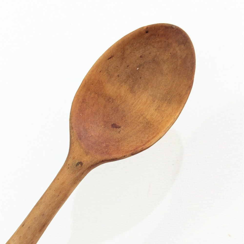 Vtg Carved Wood Spoon Hunting Dog Spaniel Folk Art Lodge Cabin Rustic Decor - Picture 11 of 16